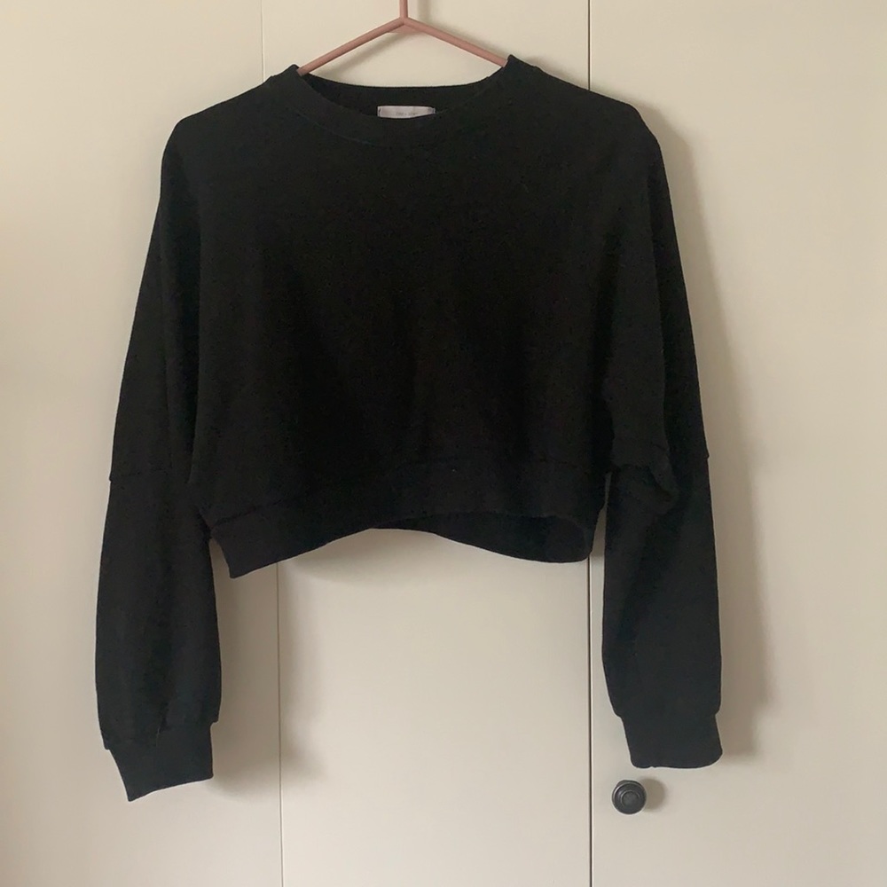 Oak + Fort Cropped Crewneck sweater
